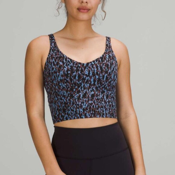 Lululemon Align Tank Top Leopard Camo Blue Nile Multi - Picture 1 of 1